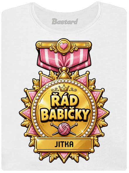Řád babičky dámské tričko White