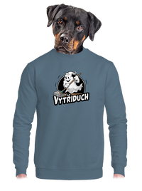 unisex mikina bez kapuce