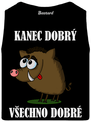 Kanec dobrý pánské tílko Black