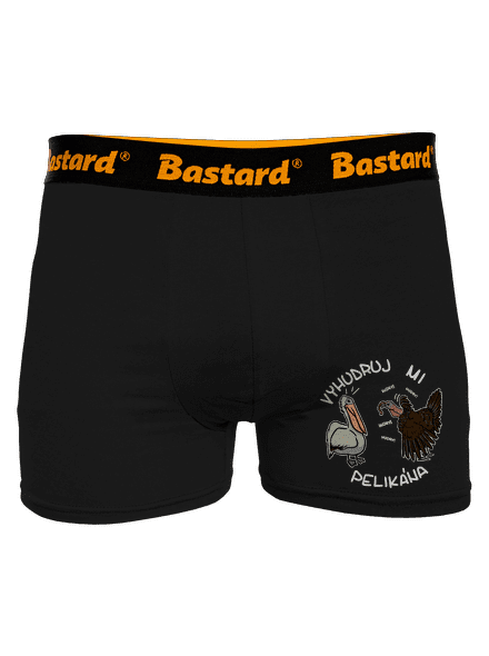 Vyhudruj mi pelikána boxerky Black