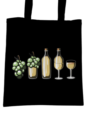 Evoluce bílého vína taška Black