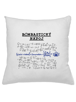 Bombastický nápoj polštář White