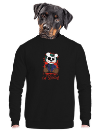 unisex mikina bez kapuce