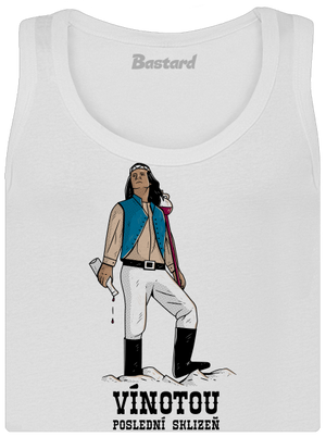 Vínotou dámské tílko klasické White