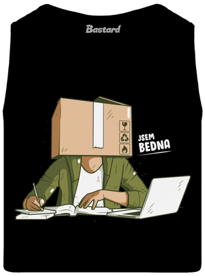 Jsem bedna pánské tílko Black