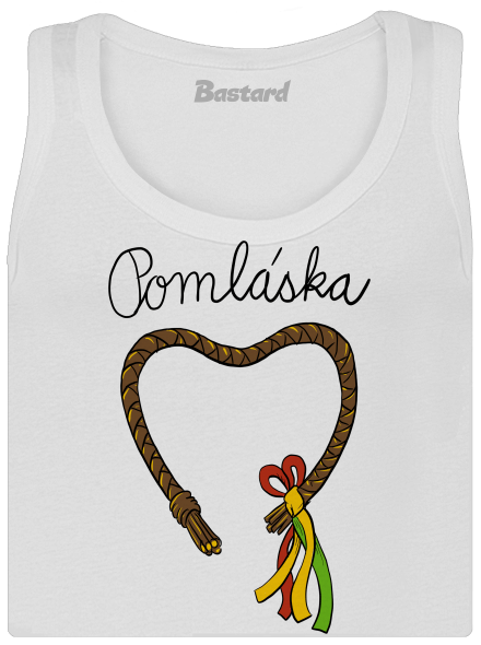 Pomláska dámské tílko klasické White