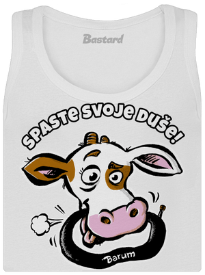 Spaste svoje duše dámské tílko klasické White