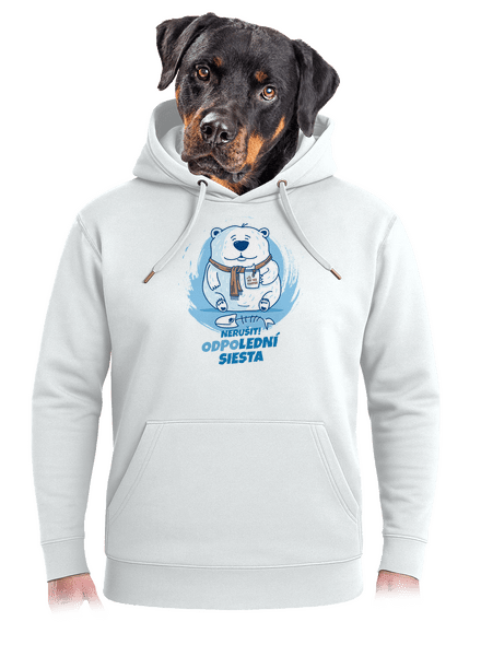 Odpolední siesta unisex mikina premium Snowwhite