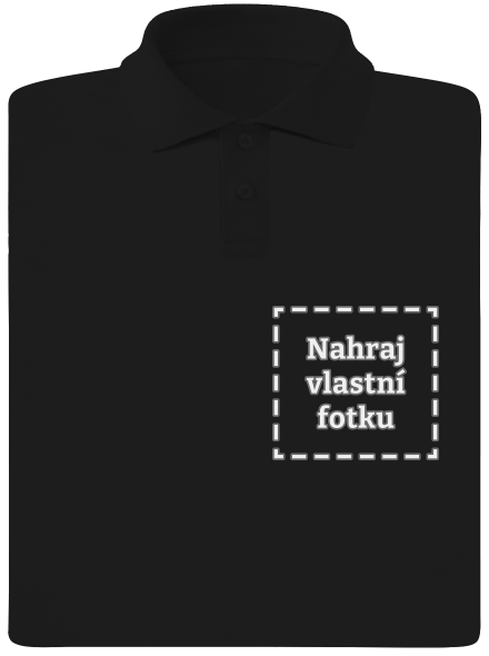 Vlastní potisk pánská polokošile Black