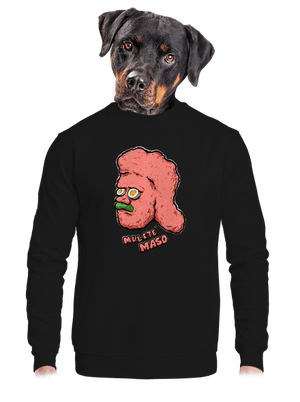 unisex mikina bez kapuce