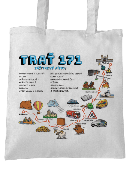 Trať 171 taška White