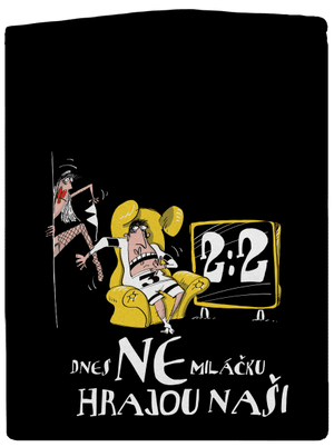 Hrajou naši pánská mikina na zip Black