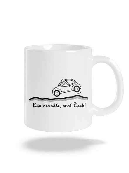 Kdo neskáče klasický hrnek White