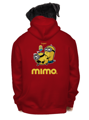 Mimo pánská mikina na zip Red