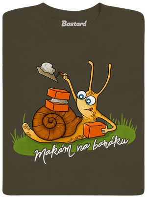 Makám na baráku pánské tričko Urban Khaki