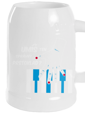 Prstoklad půllitr White