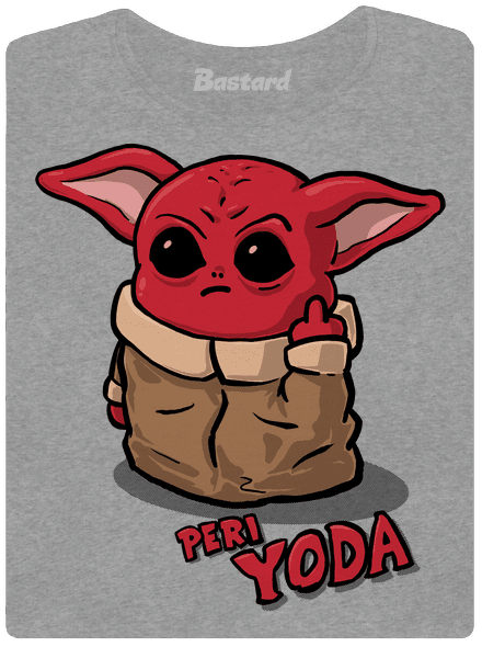 Peri Yoda dámské tričko Dark Gray Melange