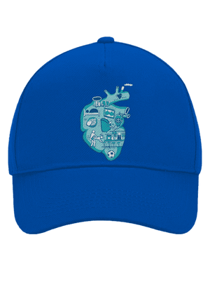 Srdce bije pro  kšiltovka baseballka Bright Royal