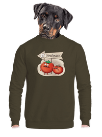 unisex mikina bez kapuce