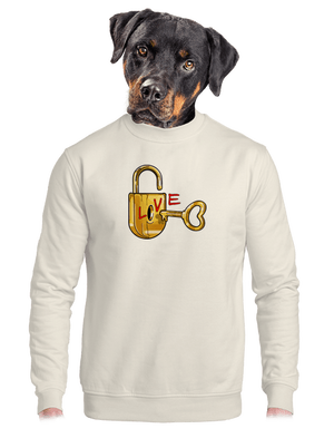 unisex mikina bez kapuce