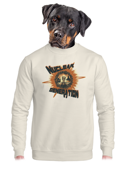Nuclear generation 2 unisex mikina bez kapuce Off White