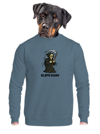 unisex mikina bez kapuce