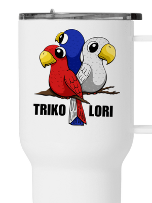 Trikolori termohrnek White