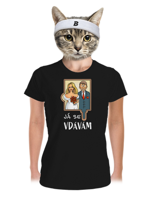 Já se žením/vdávám dámské sportovní tričko Black