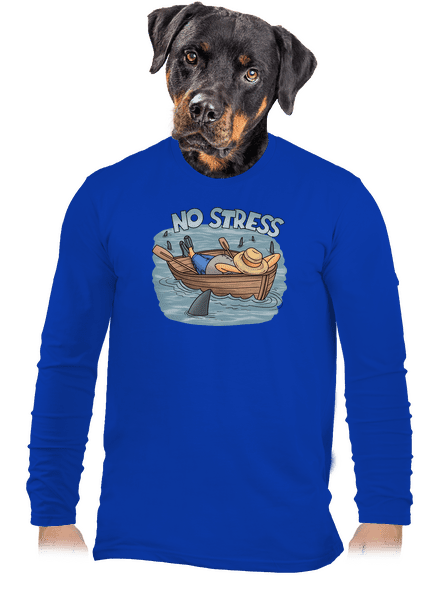 No stress pánské dlouhý rukáv Royal Blue