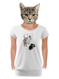 dámské tričko s lemem