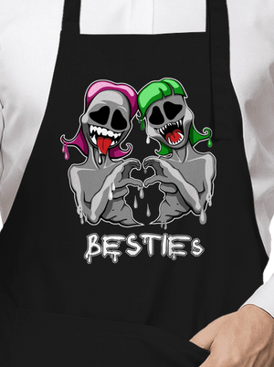 Besties zástěra Black