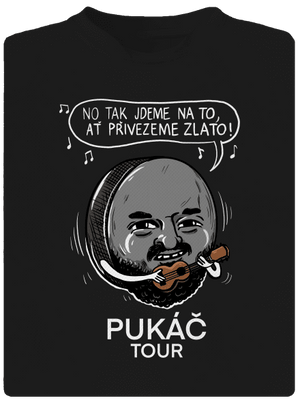 Pukáč tour pánské sportovní tričko Black