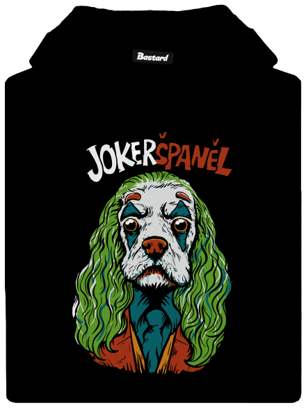 JokerŠpaněl dámská mikina klokanka Black