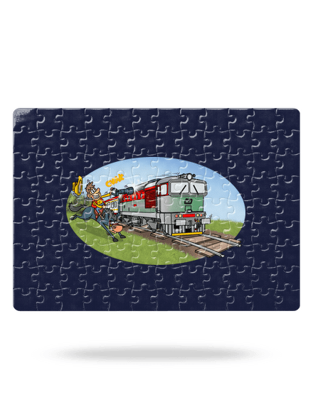 Šotouš na lovu puzzle White