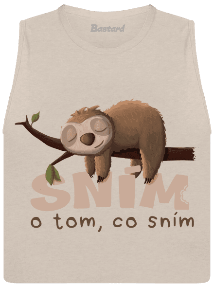 Sním o tom, co sním dámské tílko volné Heather Peach