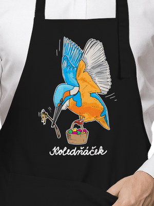Koledňáček zástěra Black