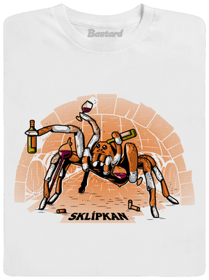 Sklípkan pánské dlouhý rukáv White