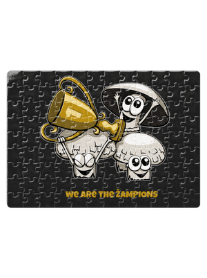 Žampioni puzzle White