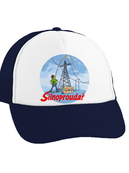 Silnoproudař kšiltovka truckerka French Navy cap
