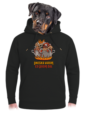 Co Doom dal unisex mikina premium Dark Black