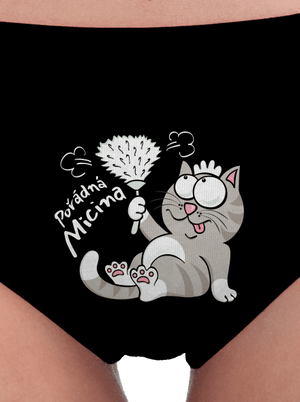 Macek a Micina dámské kalhotky Black