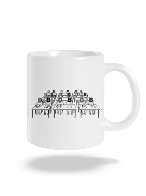 Cimrman: Debil, blbeček klasický hrnek White