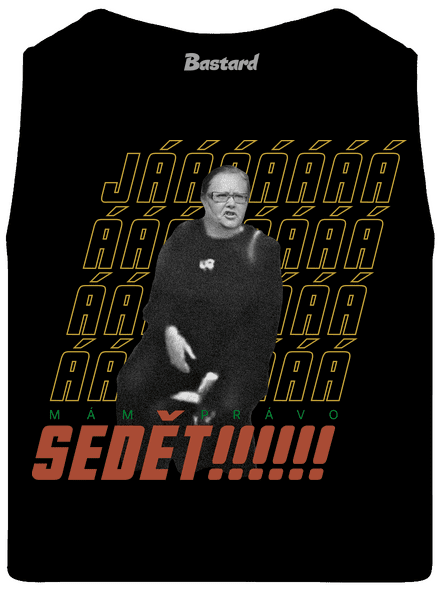 B18: Mám právo sedět pánské tílko Black