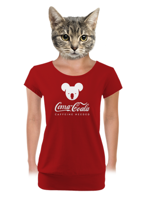 dámské tričko s lemem