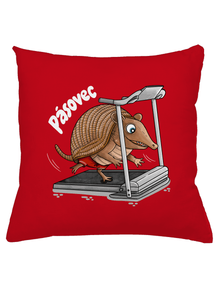 Pásovec polštář Red