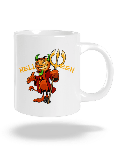 Helloween velký hrnek White