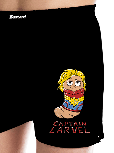 Captain Larvel pánské trenky Black