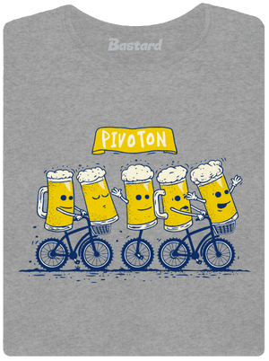 Pivoton dámské tričko Dark Gray Melange