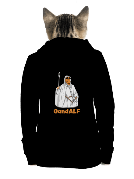 GandALF dámská mikina na zip Black