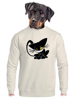 unisex mikina bez kapuce